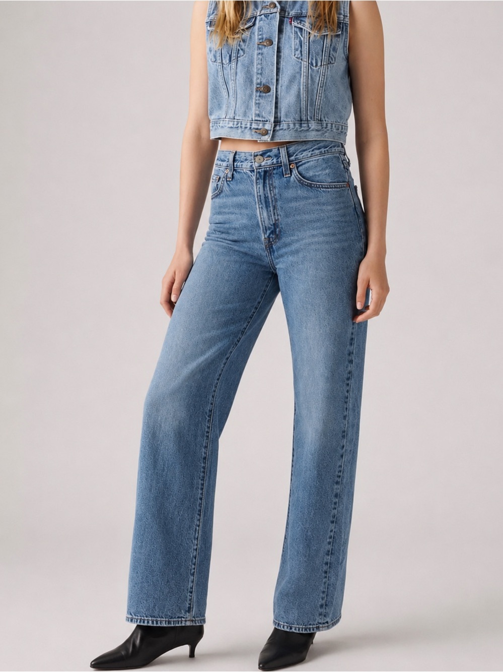 BDG Urban Outfitters High Rise Straight Leg Jeans Light Wash W27